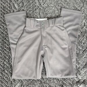 Easton Gray and White Baseball Pants Youth XS
